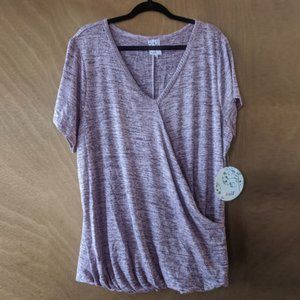 New Naif Lavender Knit Top With Studs (3XL) $18.00